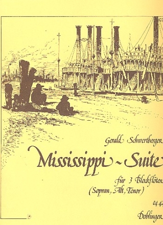 Mississippi-Suite für 3 Blockflöten (SAT) Spielpartitur
