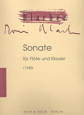 Sonate fr Flte und Klavier