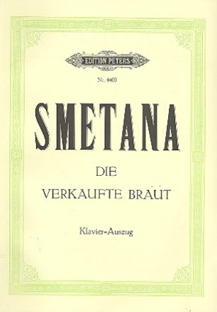 Die verkaufte Braut  Klavierauszug (dt)