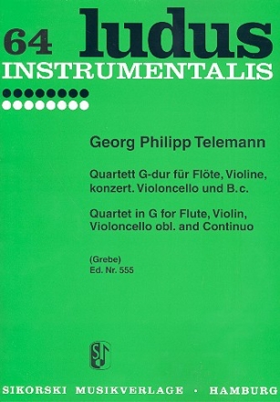 Quartett G-Dur fr Flte, Violine, Violoncello und Bc