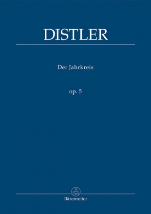 Der Jahreskreis op.5  Partitur