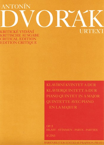 Quintett A-Dur op.5 fr Klavier und Streichquartett Stimmen