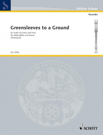 Greensleeves to a Ground for alto recorder and piano