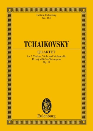 Streichquartett D-Dur op.11 fr Streichquartett Studienpartitur