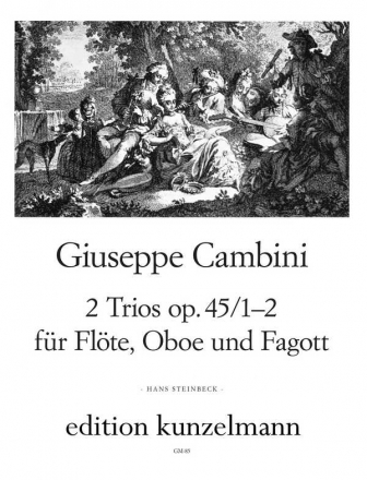 2 Trios op.45,1-2 fr Flte, Oboe und Fagott Stimmen