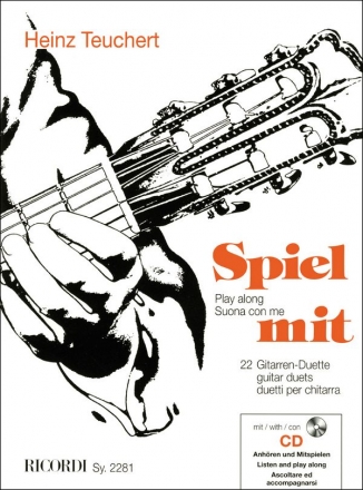 Spiel mit  (+CD) - 22 Gitarrenduette fr 2 Gitarren Spielpartitur