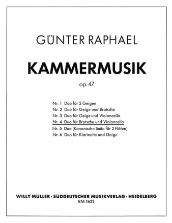 Duo op.47,4 fr Viola und Violoncello Spielpartitur