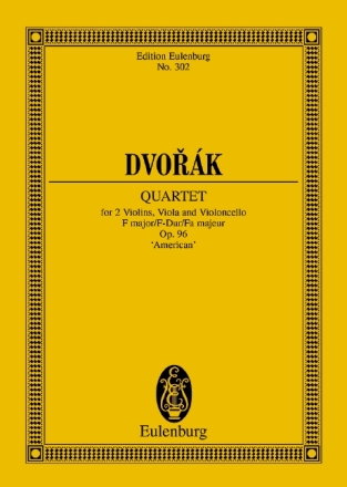 Streichquartett F-Dur op.96 fr Streichquartett Studienpartitur