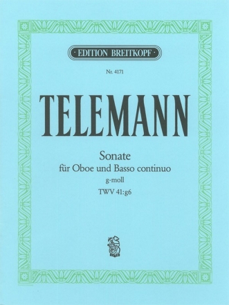 Sonate g-Moll TWV41:g6 fr Oboe und Bc