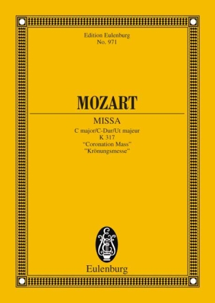 Missa C-Dur KV317 fr Soli, Chor und Orchester Studienpartitur