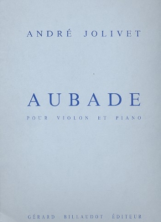 Aubade pour violon et piano