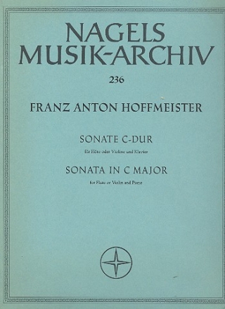 Sonate C-Dur op.13 fr Flte (Violine) und Klavier