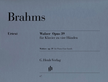 Walzer op.39 fr Klavier zu 4 Hnden