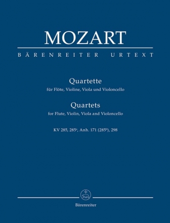 Quartette fr Flte und Streichtrio Studienpartitur