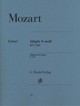 Adagio h-Moll KV540 fr Klavier