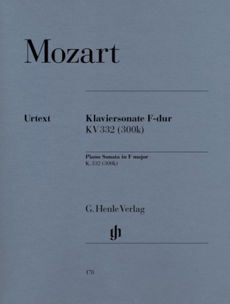 Sonate F-Dur KV332 fr Klavier