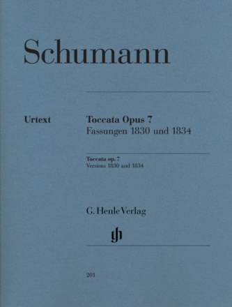 Toccata op.7 Fassungen 1830 und 1834 für Klavier