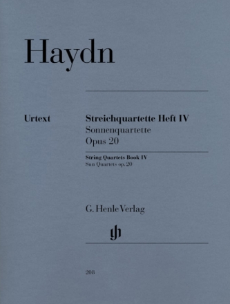 Streichquartette Band 4 op.20  Stimmen