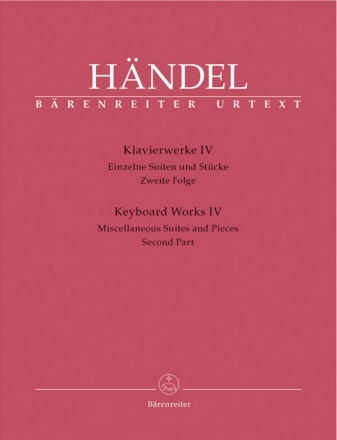 Klavierwerke Band 4  Einzelne Suiten und Stcke Band 2