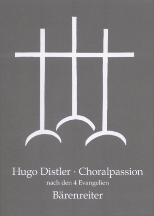 Choralpassion op.7 fr Soli (TB) und 5stimmigen gem Chor a cappella Partitur