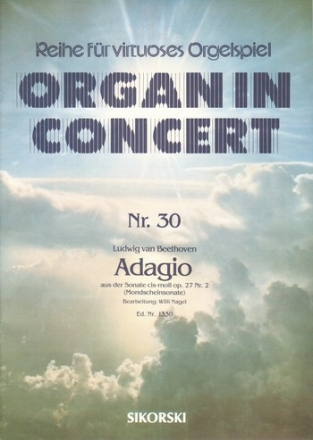 Adagio aus der Mondschein-Sonate für E-Orgel