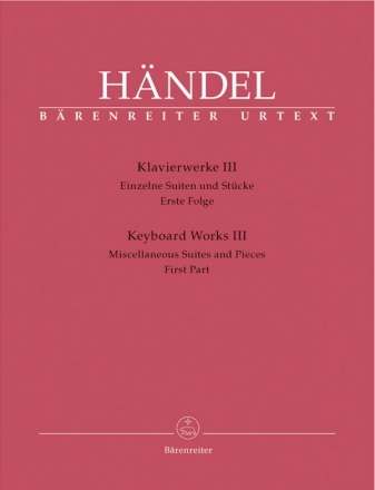 Klavierwerke Band 3  Einzelne Suiten und Stcke Band 1
