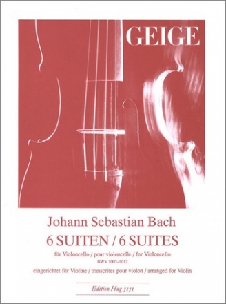6 Suiten fr Violine solo