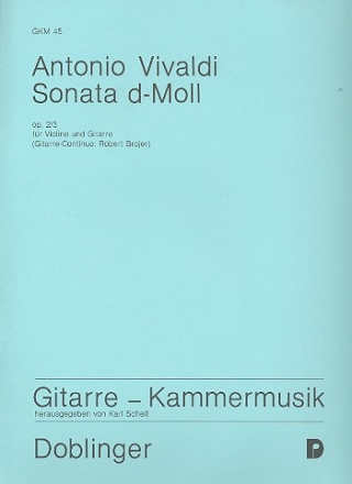 Sonate d-Moll op.2,3 fr Violine und Gitarre