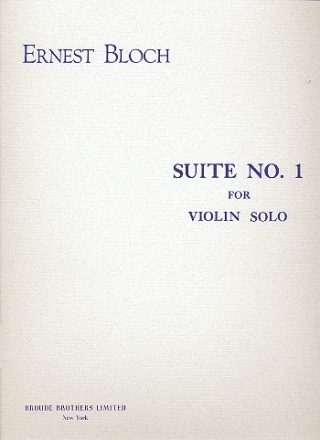 Suite no.1 for violin