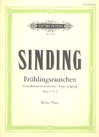 Frhlingsrauschen op.32,3 fr Klavier