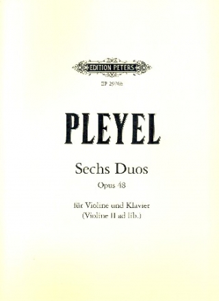 6 Duos op.48 fr Violine und Klavier oder 2 Violinen