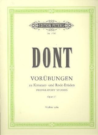 24 Vorbungen zu Kreutzer und Rode op.37 fr Violine