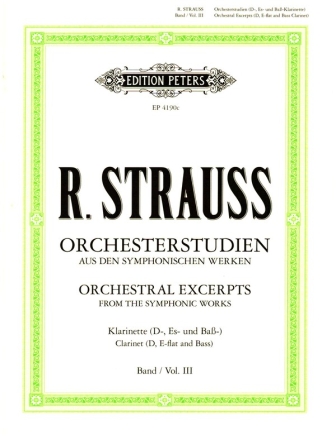 Orchesterstudien Band 3 fr Klarinette