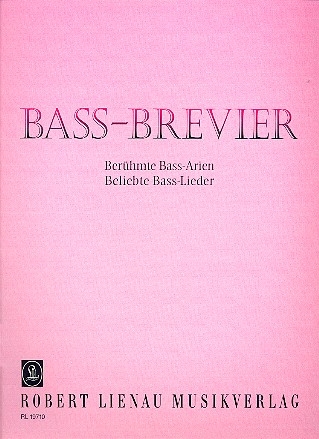 Ba-Brevier - Berhmte Baarien und -lieder fr Ba und Klavier