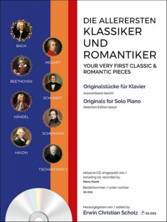 Die allerersten Klassiker und Romantiker (Auswahlband) (+CD) fr Klavier Neuausgabe 2018
