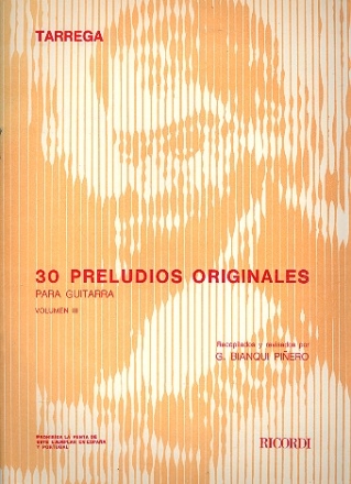 30 preludios originales vol.3 para guitarra