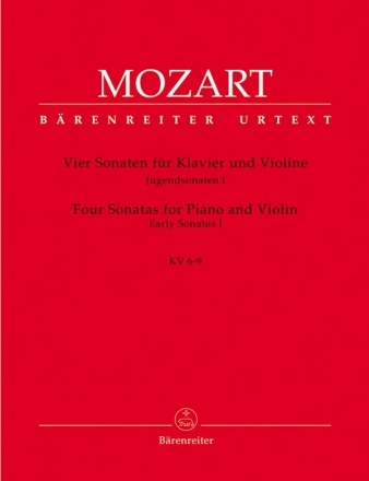 4 Sonaten KV6-9  fr Violine und Klavier