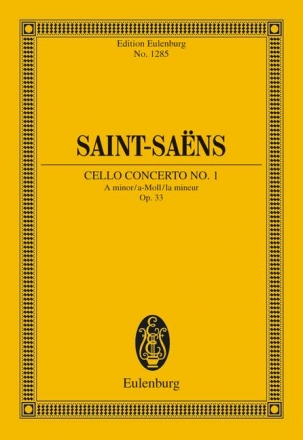 Konzert a-Moll Nr.1 op.33 fr Violoncello und Orchester Studienpartitur