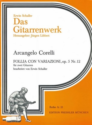 Follia con variazioni op.5,12 fr 2 Gitarren