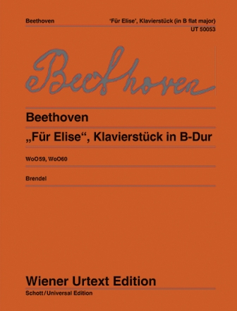 Für Elise Klavierstück in B-Dur Albumblatt