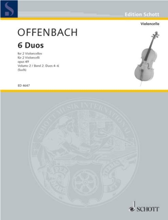 6 Duos op.49 Band 2 (Nr.4-6) fr 2 Violoncelli