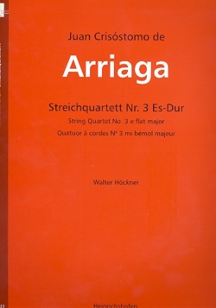 Streichquartett Es-Dur Nr.3 fr Streichquartett Stimmen