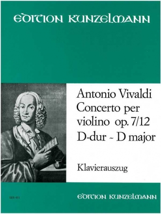 Konzert D-Dur op.7,12 fr Violine und Streicher fr Violine und Klavier