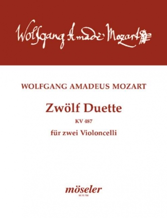 12 Duette fr 2 Violoncelli Spielpartitur