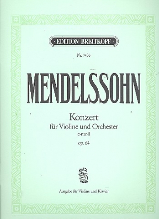 Konzert e-Moll op.64 für Violine und Klavier