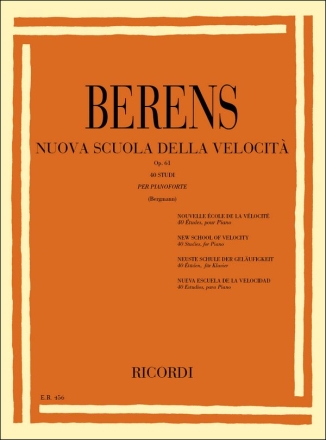 Nuova scuola della velocita op.61 per pianoforte Bergmann, ed.
