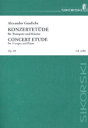 Konzert-Etde op.49 fr Trompete und Klavier