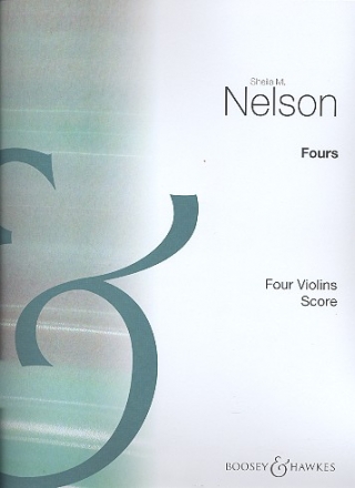 Fours for 4 violins score