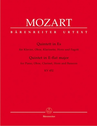 Quintett Es-Dur KV452 für Klavier, Oboe, Klarinette, Horn und Fagott
