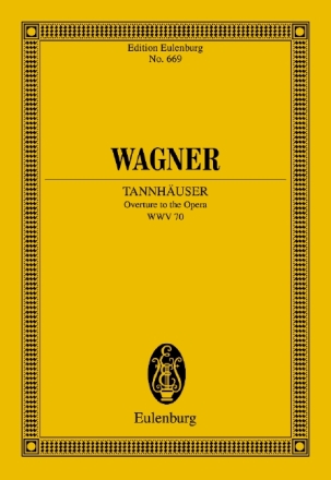 Tannhuser Ouvertre fr Orchester Studienpartitur